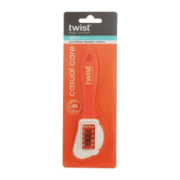 Щетка тройная для замши, нубука, велюра Casual Care Twist